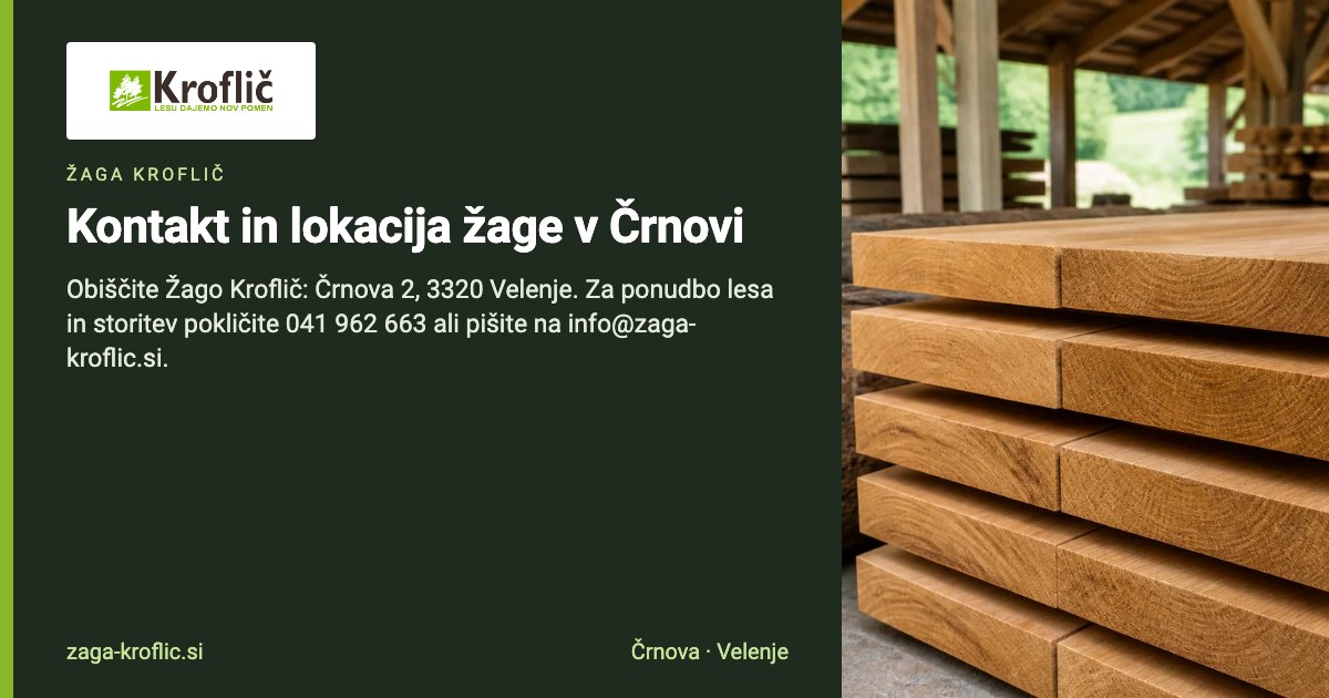 Kroflič, d.o.o. | Žaga Kroflič